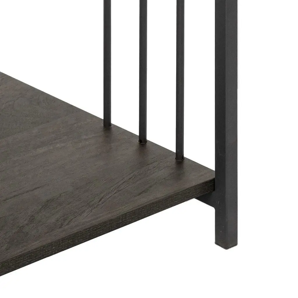 Panel Rail Metal Bed with Side Tables - Image 8