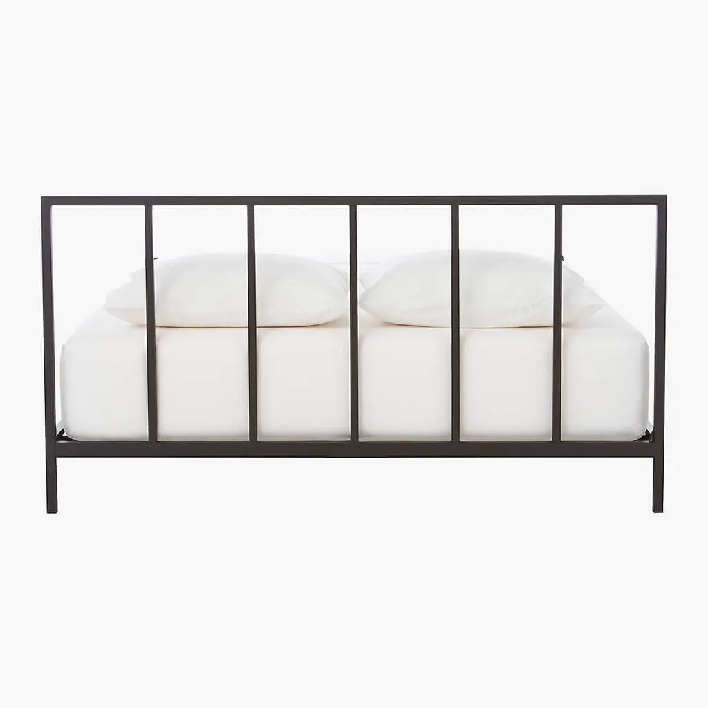 Panel Rail Metal Bed with Side Tables - Image 10