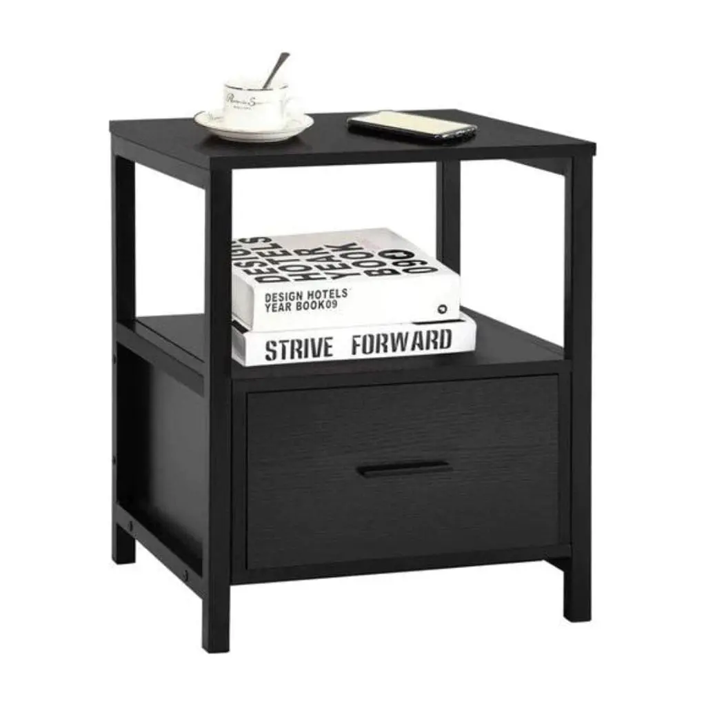 Metal Bed Frame with 2 Side Tables - Image 2