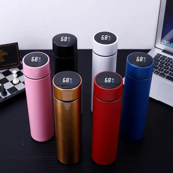 Stainless Steel Water Bottle | Hot and Cool Vacuum Flask Bottle With LED Temperature - Image 2