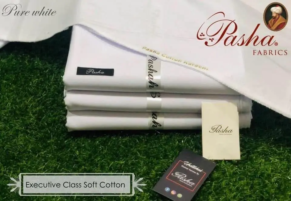 Pasha Fabrics Unstitched Soft Cotton Suit for Men