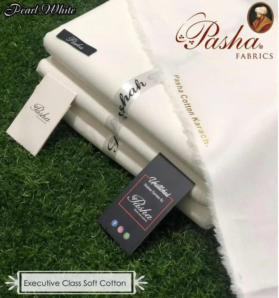 Pasha Fabrics Unstitched Soft Cotton Suit for Men - Image 6