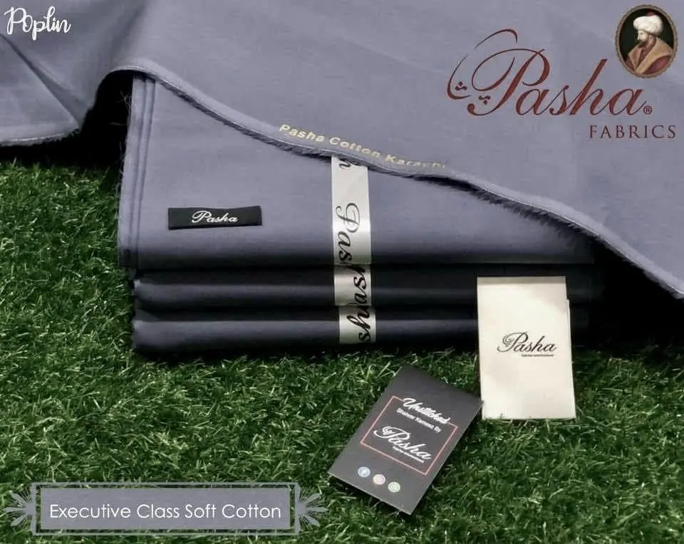Pasha Fabrics Unstitched Soft Cotton Suit for Men - Image 4