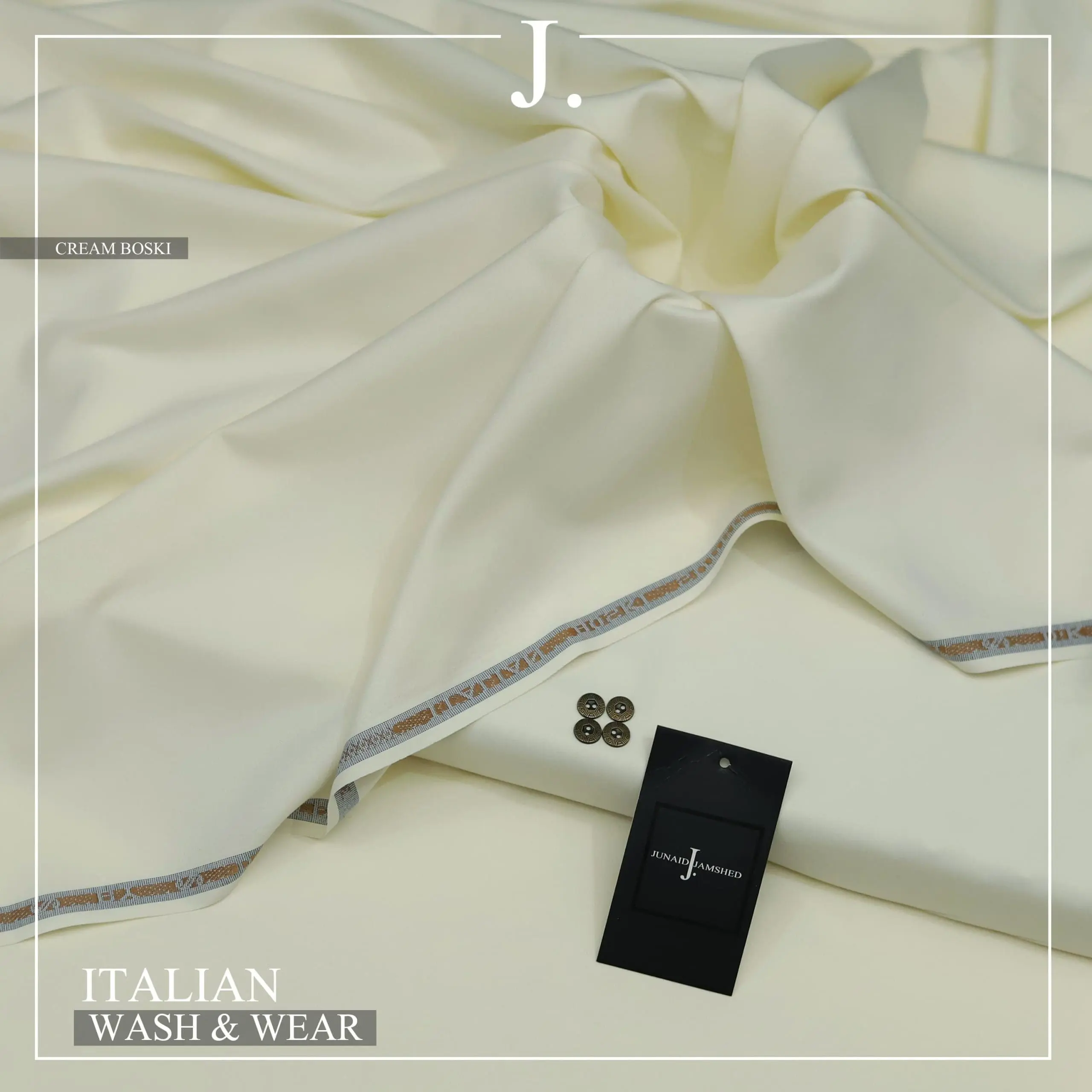 Junaid Jamshed Italian Silk Wash and Wear Suit for Men - Image 11
