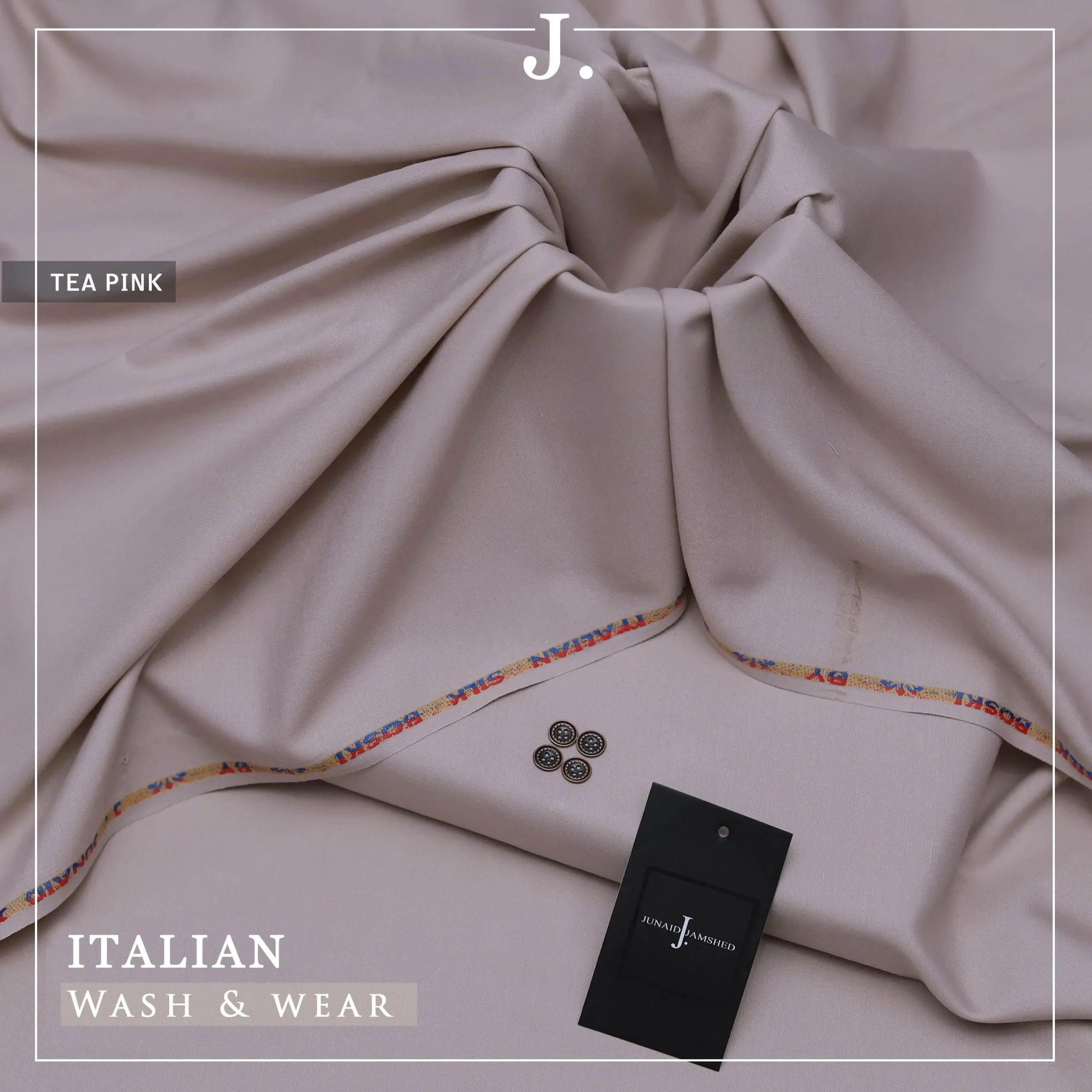 Junaid Jamshed Italian Silk Wash and Wear Suit for Men - Image 13
