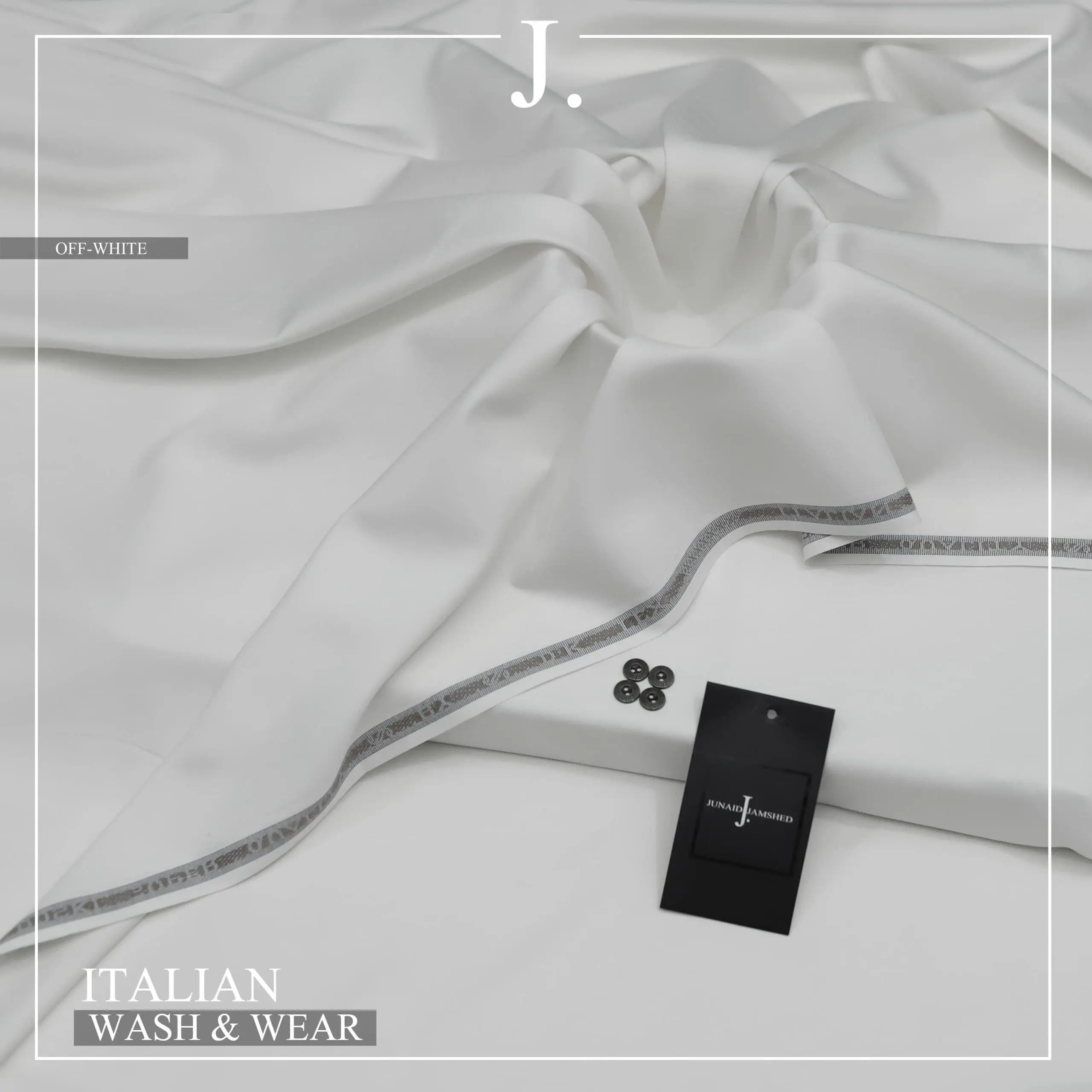 Junaid Jamshed Italian Silk Wash and Wear Suit for Men - Image 16