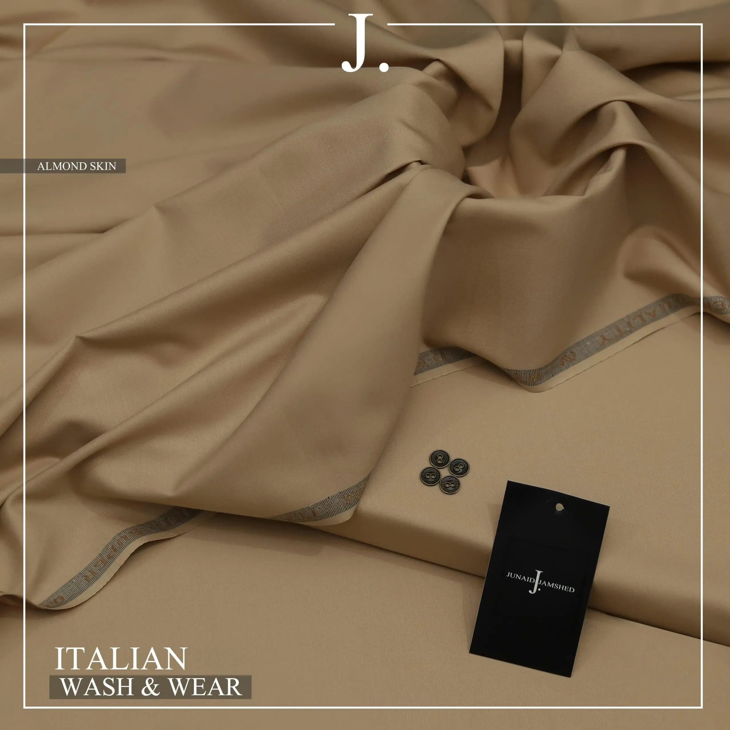 Junaid Jamshed Italian Silk Wash and Wear Suit for Men - Image 7