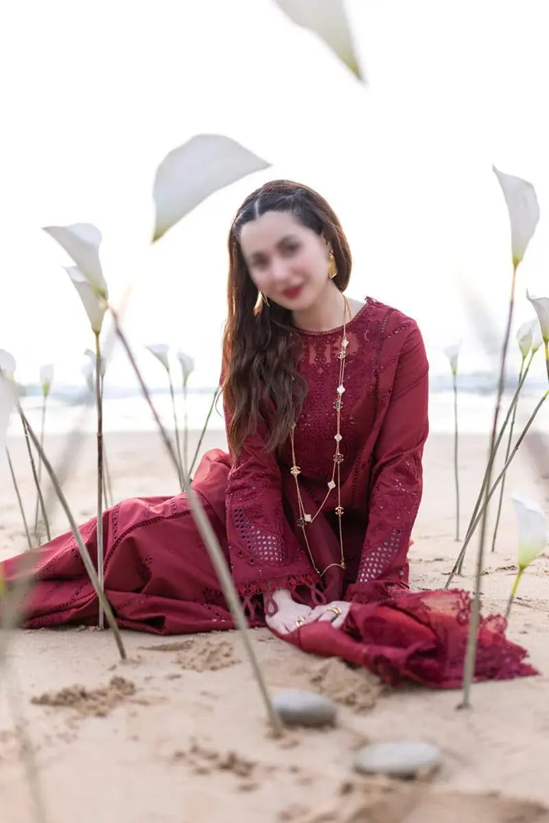 Qalamkar Unstitched Embroidered 3 Piece Lawn Suit - Image 2