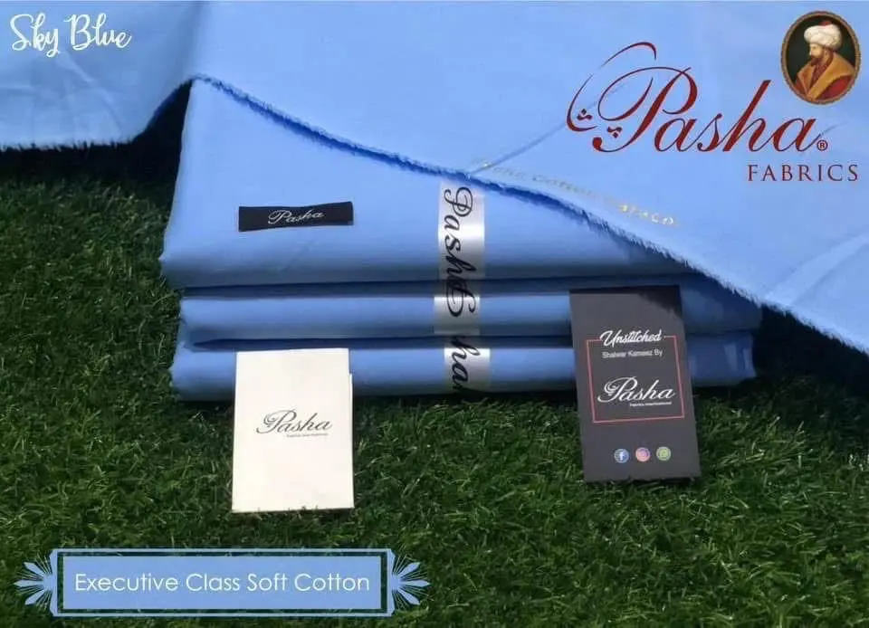 Pasha Fabrics Unstitched Soft Cotton Suit for Men - Image 12