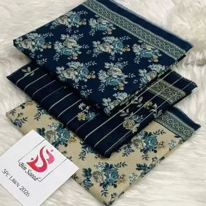 Bin Saeed Digital Printed Unstitched Airjet Lawn Suit