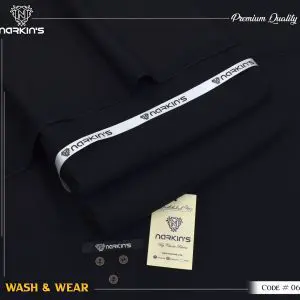 Narkins Black Wash & Wear Suit for Men – Premium Summer 2025 Collection
