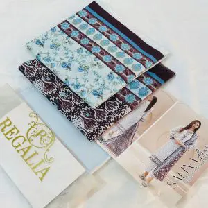 Safina Regalia Design 01 – Ferozi Brown Printed 3 Piece Lawn Suit with Lawn Dupatta (Unstitched 2025 Collection)