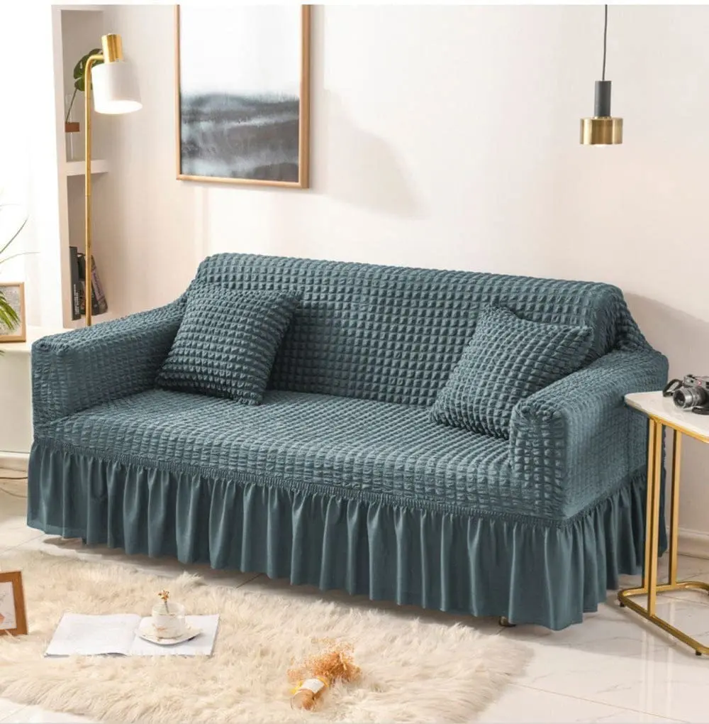 Zinc Persian Bubble Sofa Cover – Jersey Material