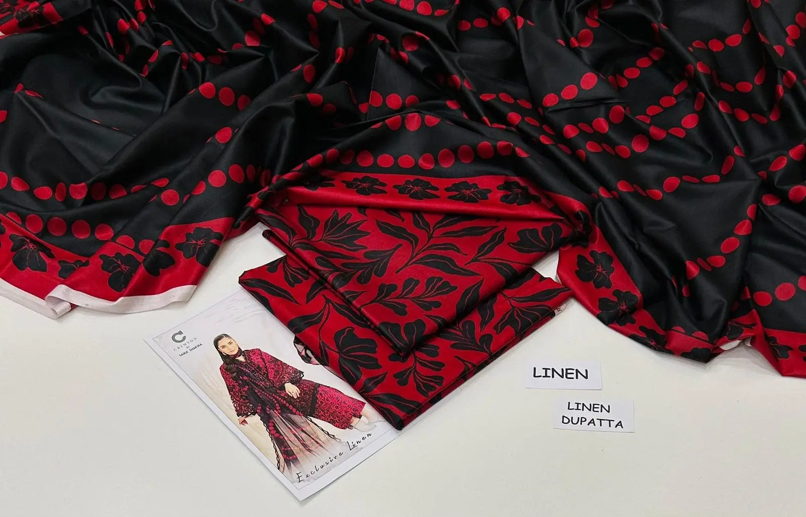 Linen Collection 2025 – 3 Piece Printed Suit with Digital Dupatta (Multi Designs) - Image 2