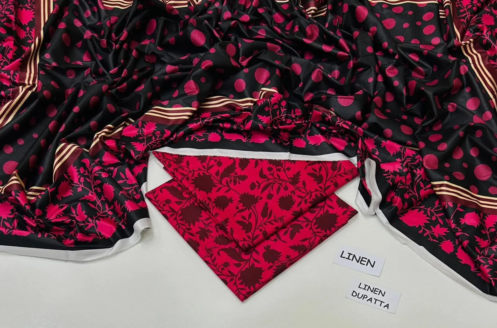Linen Collection 2025 – 3 Piece Printed Suit with Digital Dupatta (Multi Designs) - Image 14