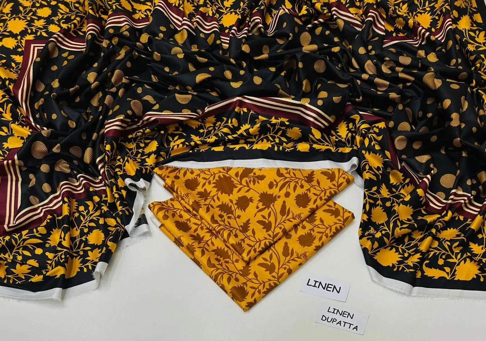 Linen Collection 2025 – 3 Piece Printed Suit with Digital Dupatta (Multi Designs) - Image 15