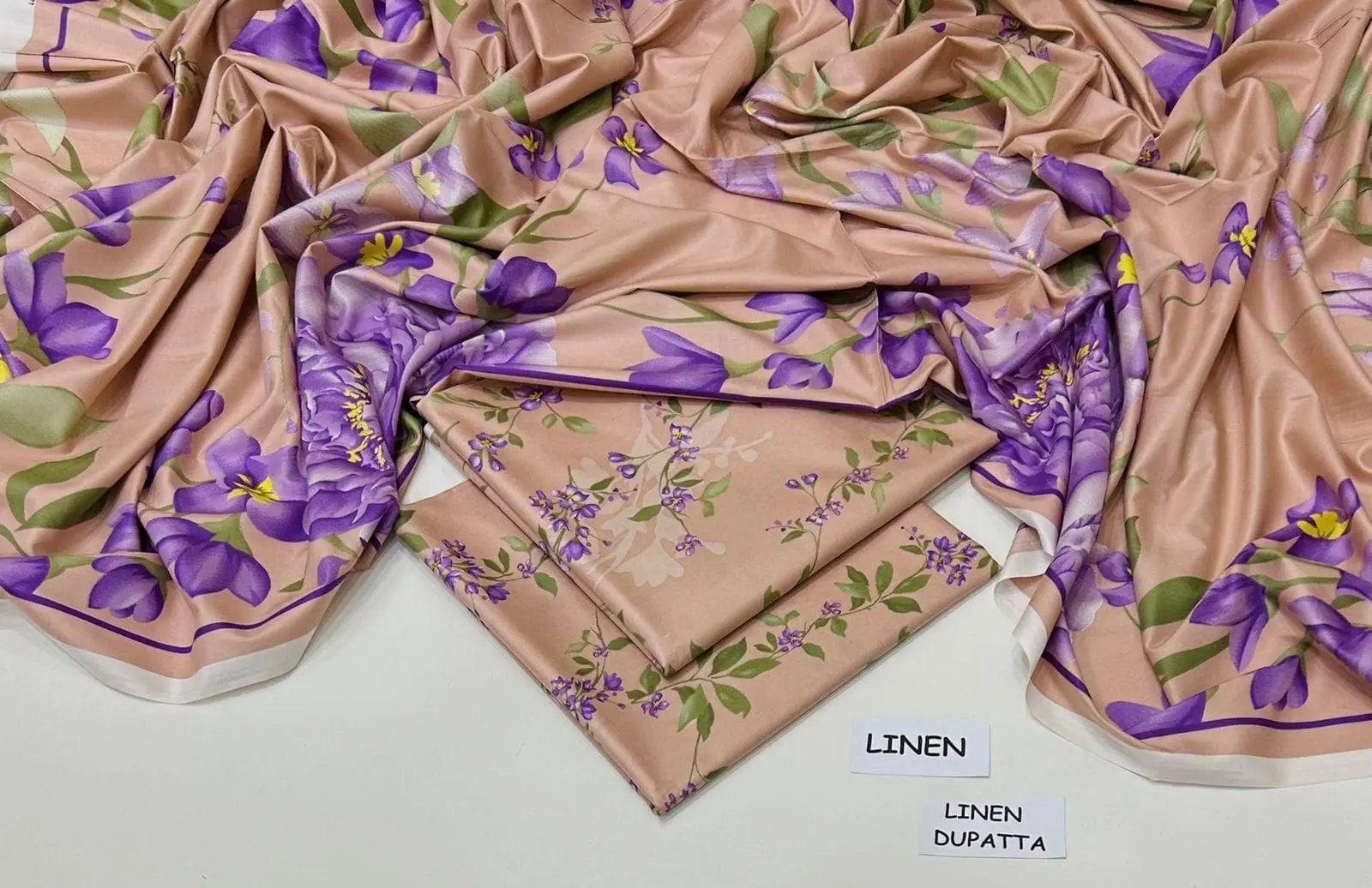 Linen Collection 2025 – 3 Piece Printed Suit with Digital Dupatta (Multi Designs) - Image 17