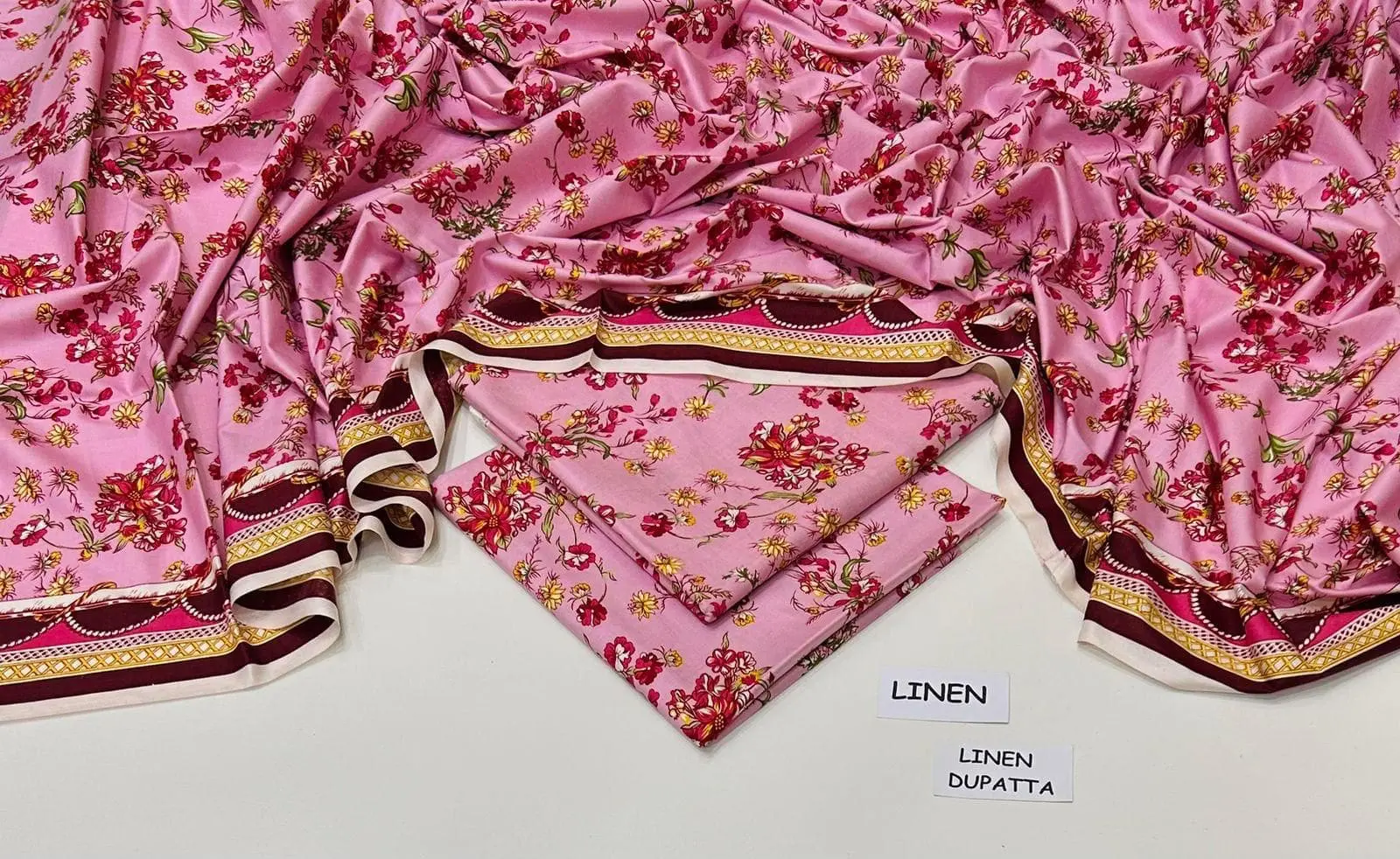 Linen Collection 2025 – 3 Piece Printed Suit with Digital Dupatta (Multi Designs) - Image 20