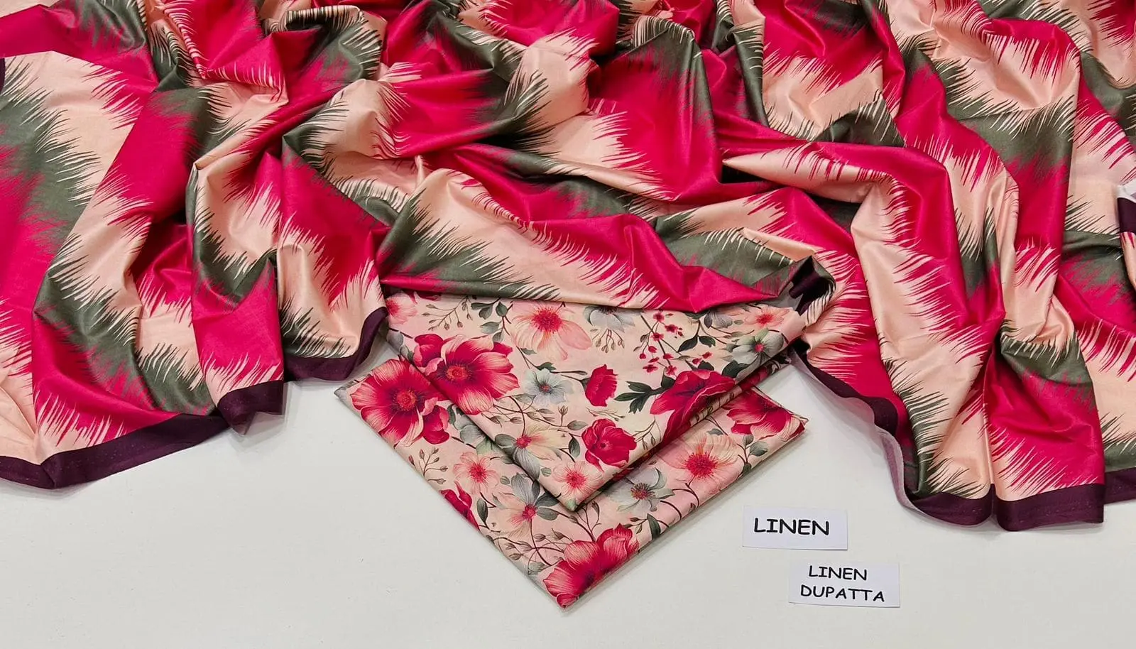 Linen Collection 2025 – 3 Piece Printed Suit with Digital Dupatta (Multi Designs) - Image 27
