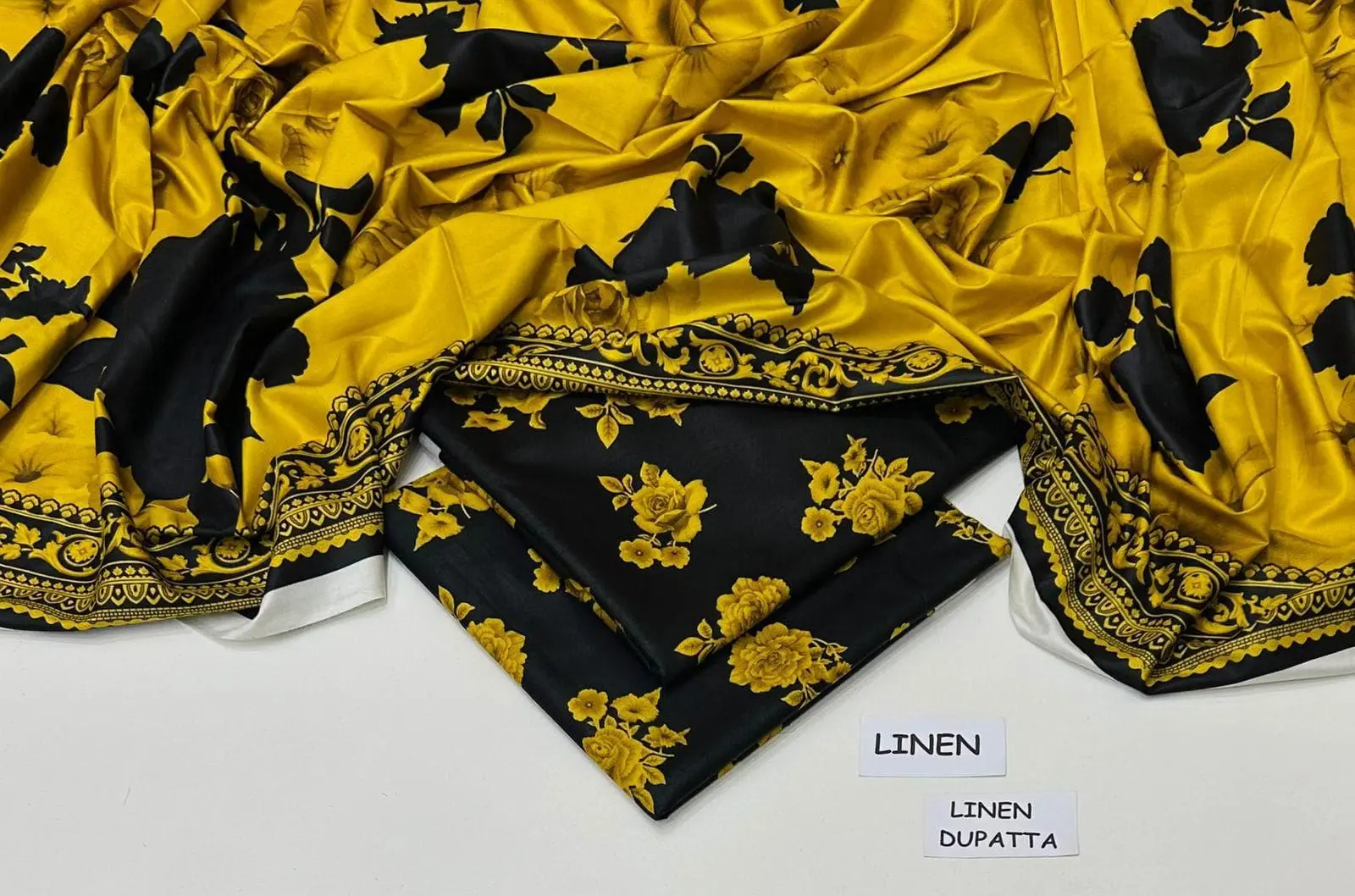 Linen Collection 2025 – 3 Piece Printed Suit with Digital Dupatta (Multi Designs) - Image 38