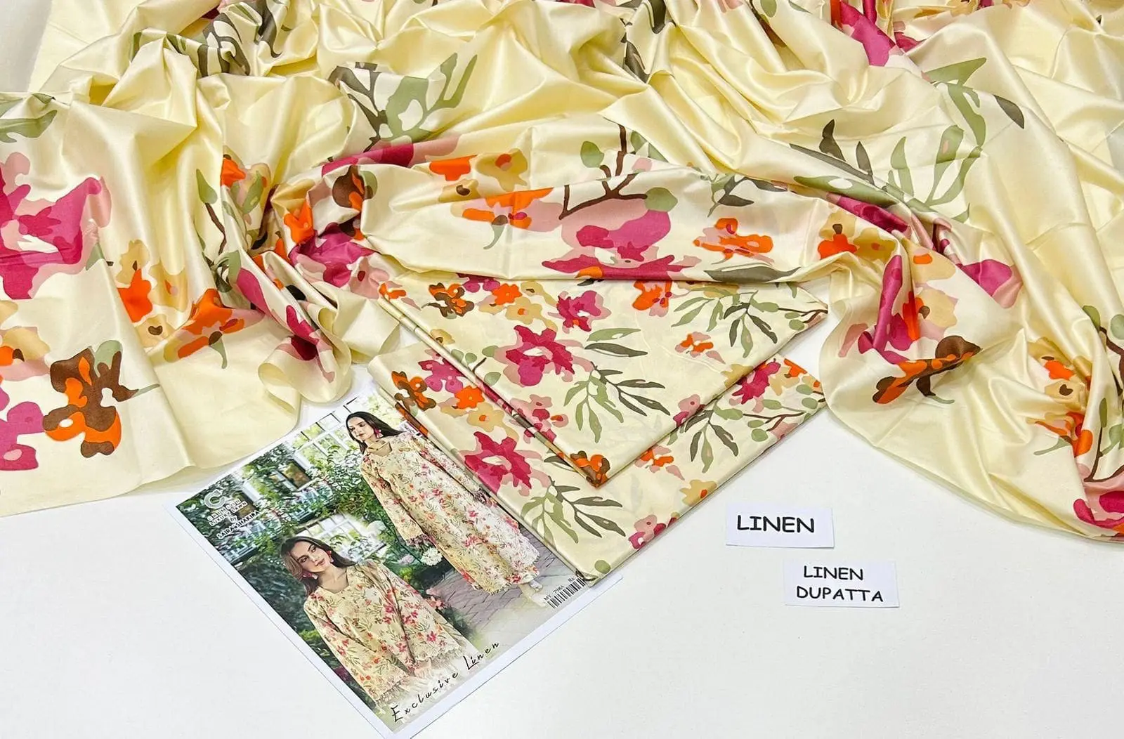 Linen Collection 2025 – 3 Piece Printed Suit with Digital Dupatta (Multi Designs) - Image 44