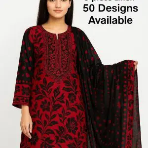 Linen Collection 2025 – 3 Piece Printed Suit with Digital Dupatta (Multi Designs)