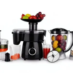 National 7 in 1 Food Factory MJ-5500 with Blender, Chopper, Grinder & Juicer – 700W