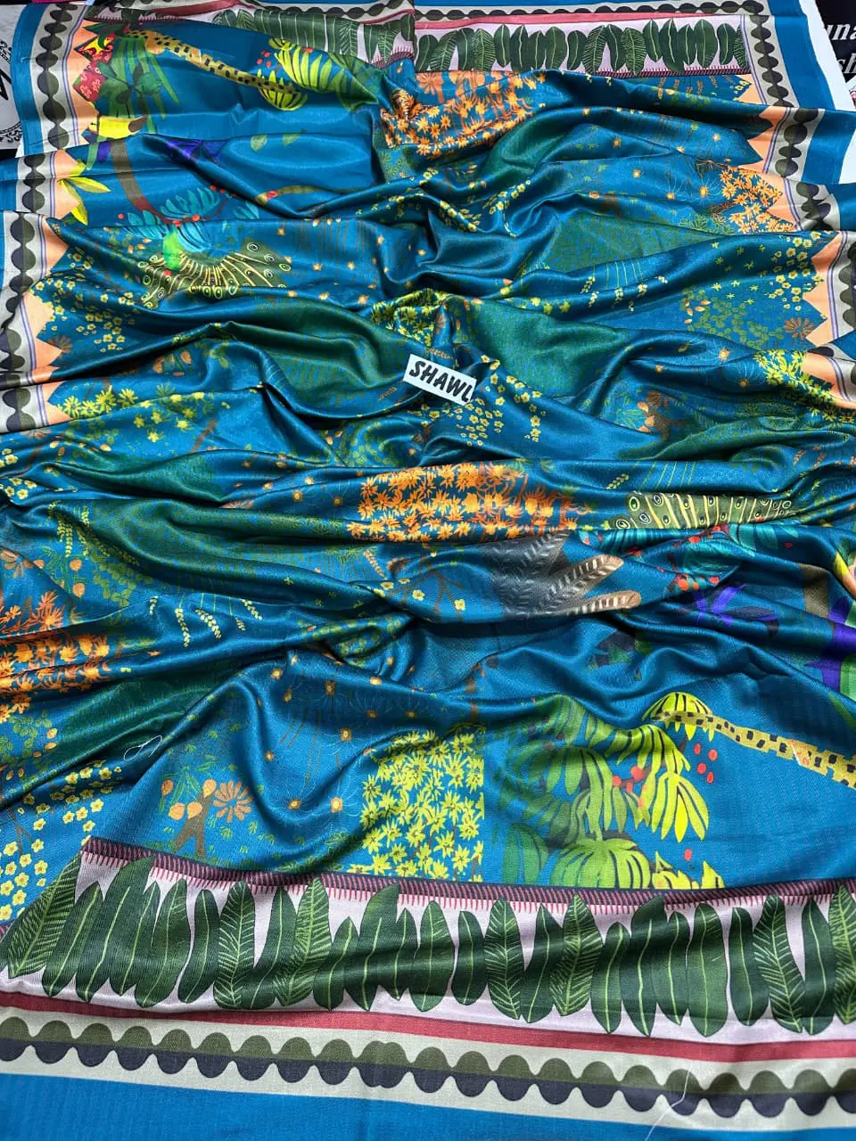MOTIFZ Dhanak – 3 Piece Embroidered Suit with Twill Pashmina Shawl - Image 5