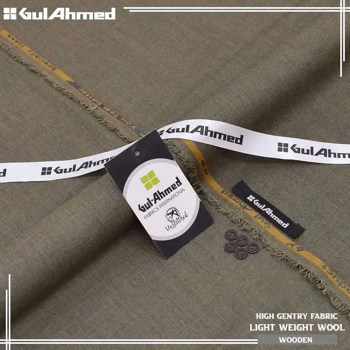 Gul Ahmed – Poshak Wool Suit for Men (Unstitched) - Image 3