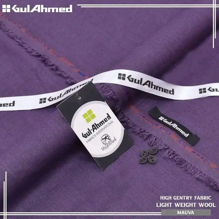 Gul Ahmed – Poshak Wool Suit for Men (Unstitched) - Image 5