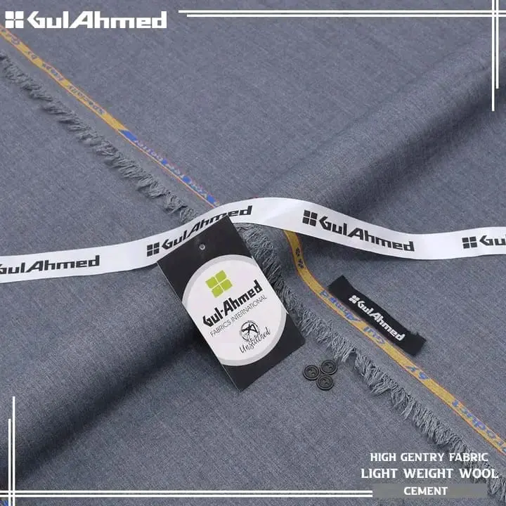 Gul Ahmed – Poshak Wool Suit for Men (Unstitched) - Image 8