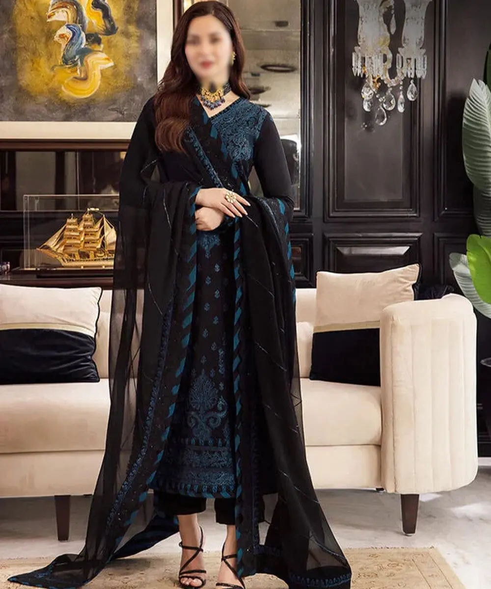ASIM JOFA 3 Piece Winter Dhanak Suit – Code 790