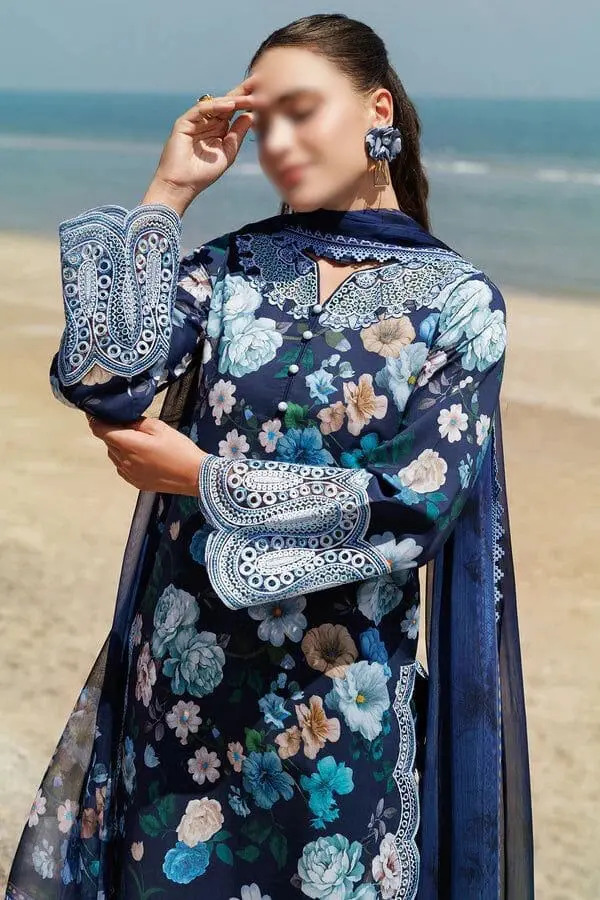 Farasha 3 Piece Digital Printed Khaddar Suit – Most Demanding Edition - Image 2