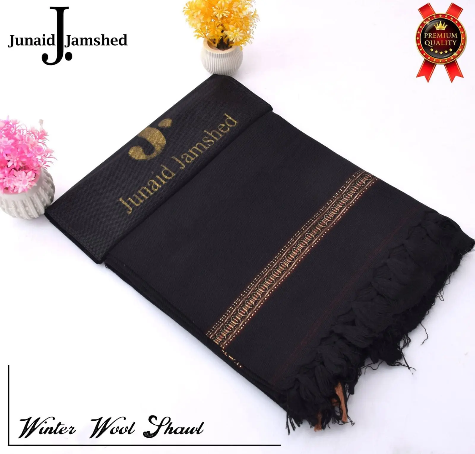 J. – Men’s Wool Shawl (5 Colors, Premium Quality) - Image 6