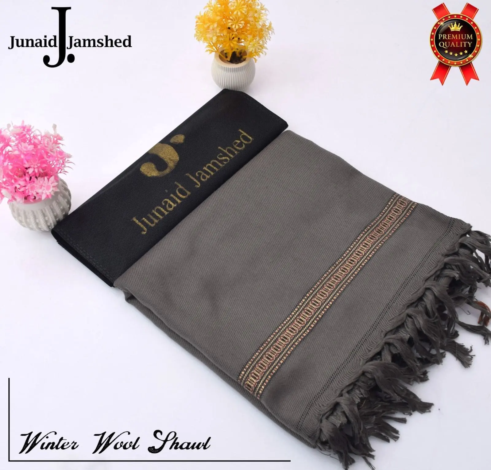 J. – Men’s Wool Shawl (5 Colors, Premium Quality) - Image 4