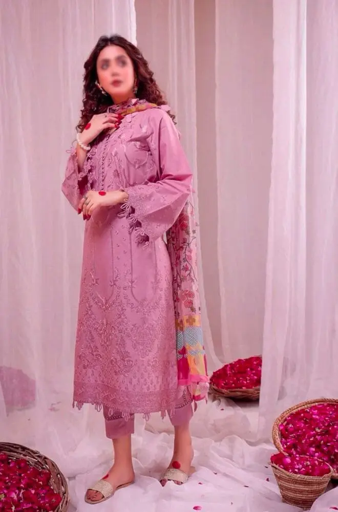 LIMELIGHT 3 Piece Casual Winter Dhanak Suit – Code 791