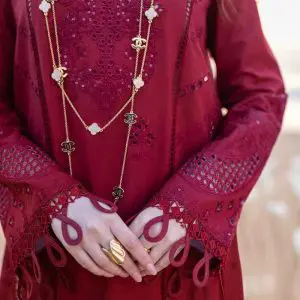 Qalamkar Casual Winter Collection Embroidered Dhanak Suit