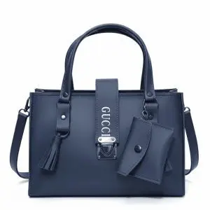 Blue ladies handbag – premium quality stylish bag