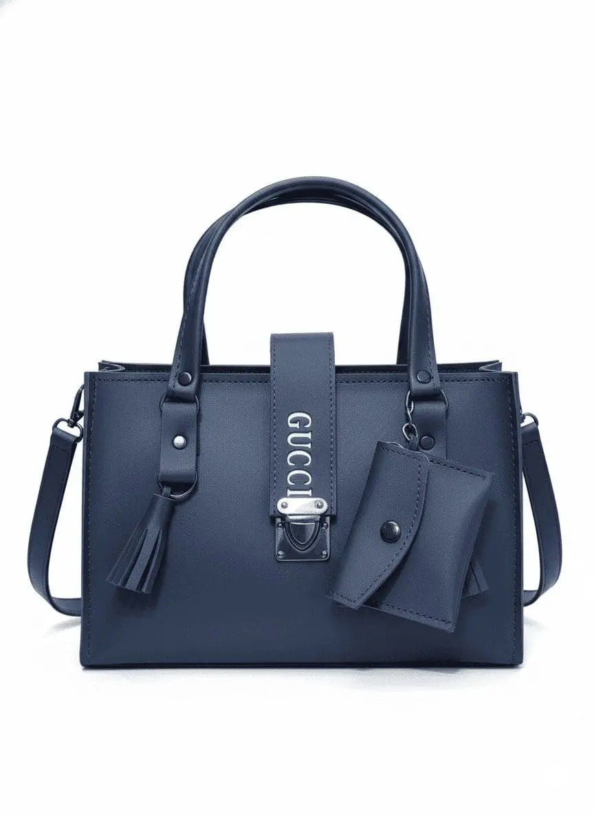 Blue ladies handbag – premium quality stylish bag
