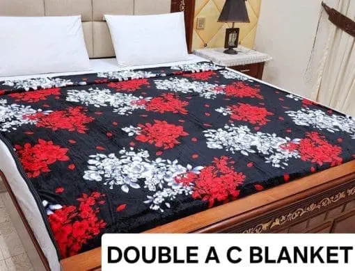 Fleece AC Blanket Double Bed – Lightweight & Washable Design 22