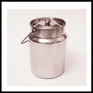Stainless Steel Milk Can - Size 0 to 5 number