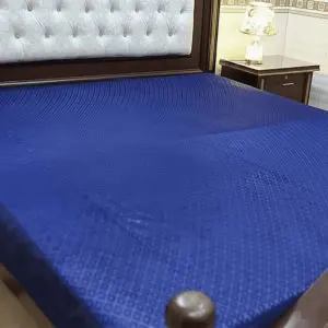 Royal Blue Palachi Waterproof Mattress Protector King Size with Elastic Fit