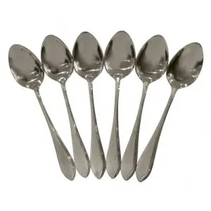 Stainless steel spoon set 6 Piece