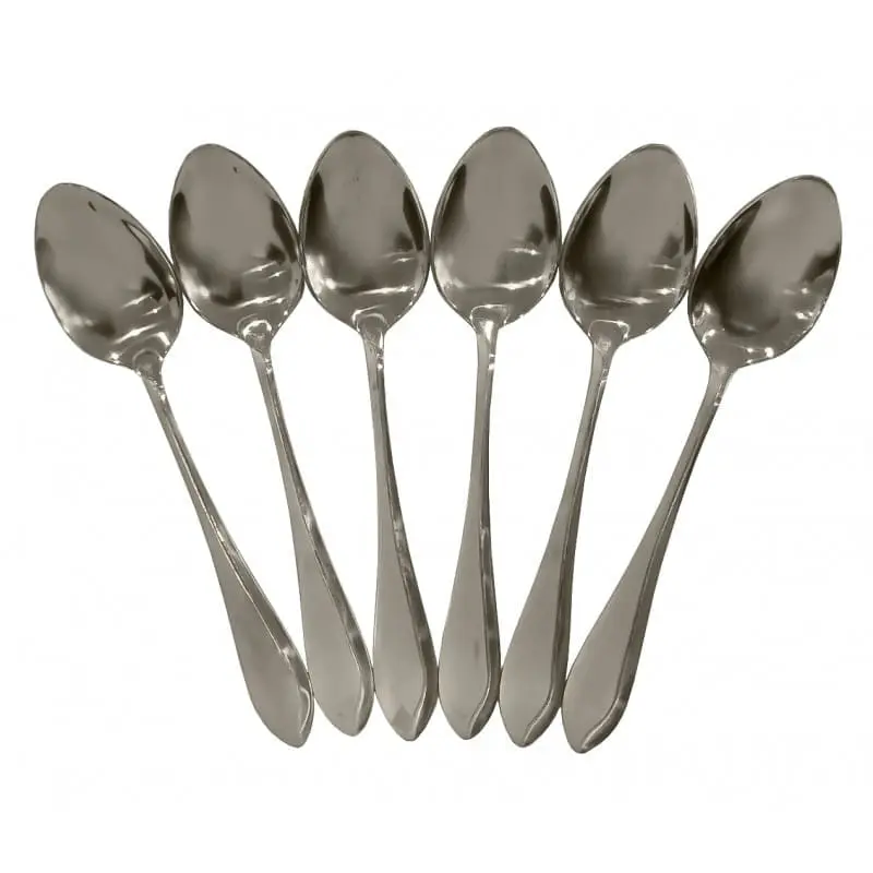 Stainless steel spoon set 6 Piece