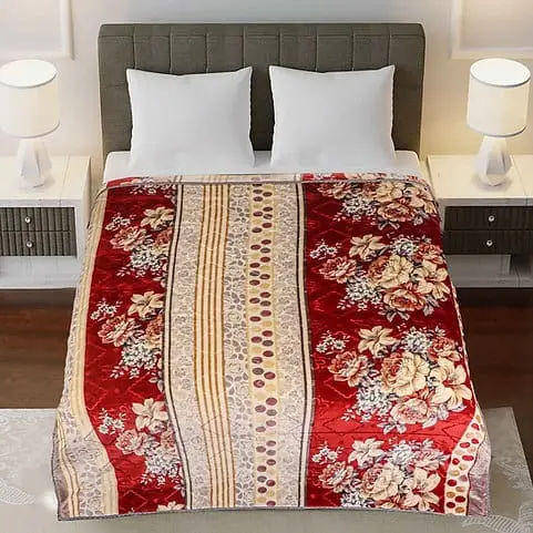 Cloudy Flannel 1-Ply Double Bed Blanket YW2140 – 200×240 cm