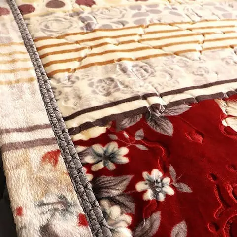 Cloudy Flannel 1-Ply Double Bed Blanket – 200×240 cm (YW2140) - Image 3