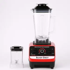 Silver Crest 2-in-1 Electric Blender & Juicer 2L Jug – Copper Motor with Grinder