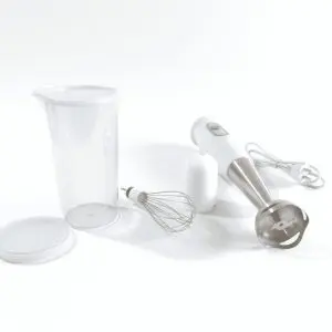 National hand blender machine and mixer in white color