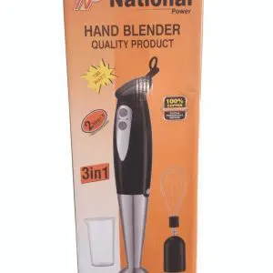 National hand blender machine and mixer in colorful