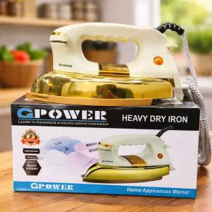 G Power Heavy Dry Iron – Gold Ceramic Soleplate